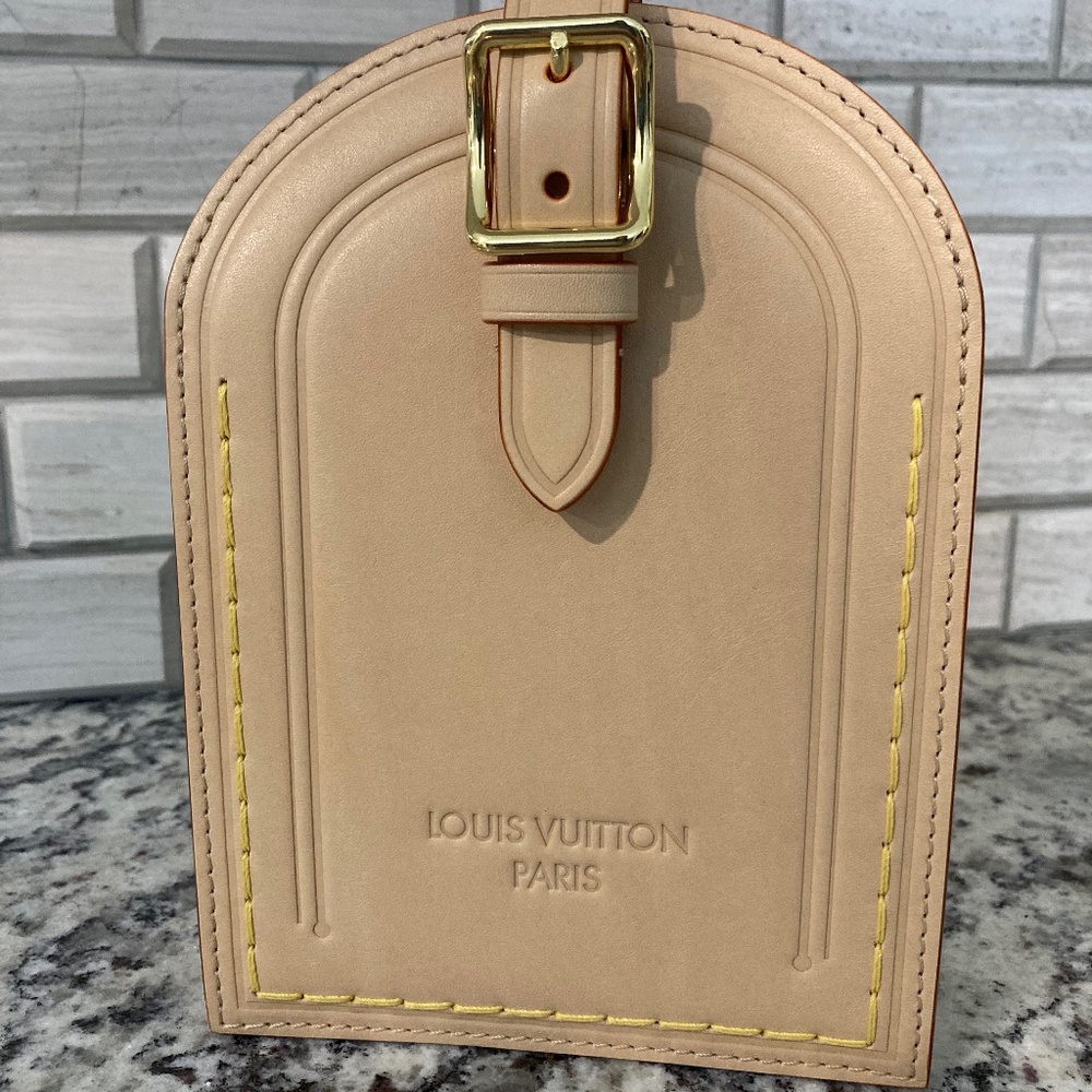 Authentic Louis Vuitton XL Name Tag Clutch